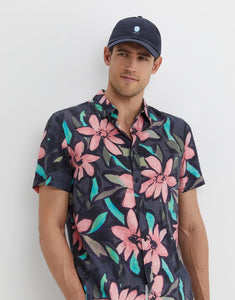 A fun print shirt that screams summer. Style with any bottoms from short to jeans.