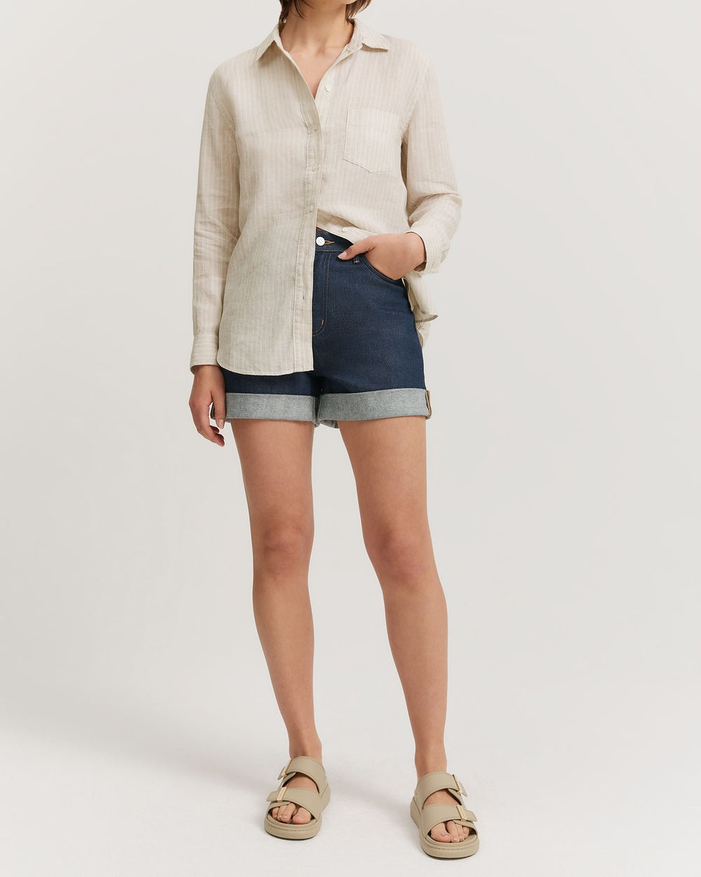 Denim shorts from the Country Road selection.
